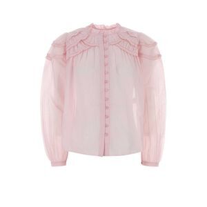 Isabel Marant Etoile Women Pink Cotton Blend Christa Shirt